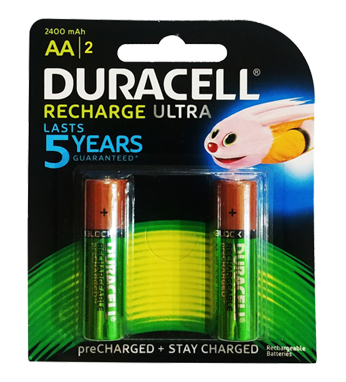 باتری قلم شارژی کارتی 2400 میلی آمپر DURACELL